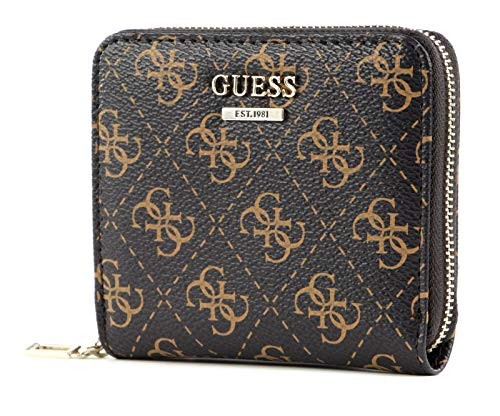 Guess Camy Wallet SLG Small Zip Brown donna