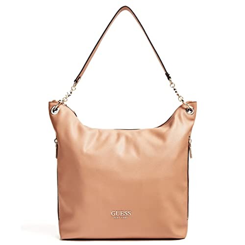 Guess G Chain Polyurethane Handbag Large Hobo Beige donna