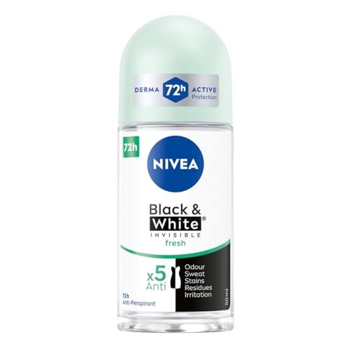 NIVEA BlackWhite Invisible Fresh antitraspirante rollon 50ml