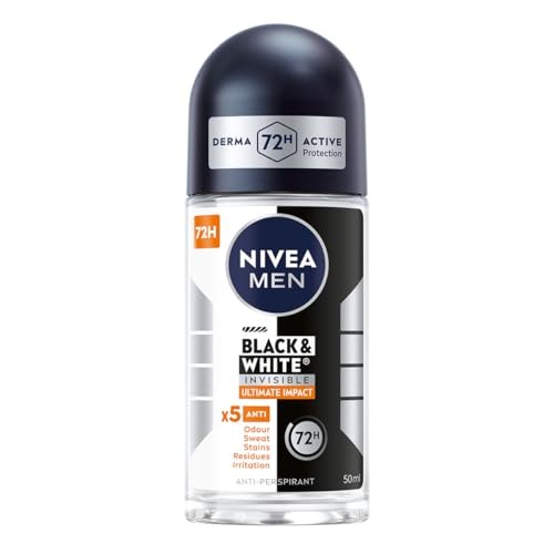 NIVEA Men Black White Invisible Ultimate Impact antitraspirante rollon 50ml