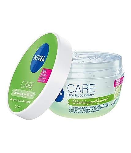 NIVEA Care Fresh Hybrid Gel crema viso gel per pelli grasse e miste con acido ialuronico 100ml