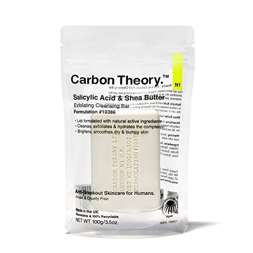 Carbon Theory Barra detergente esfoliante allacido salicilico e burro di karit donna 1000g