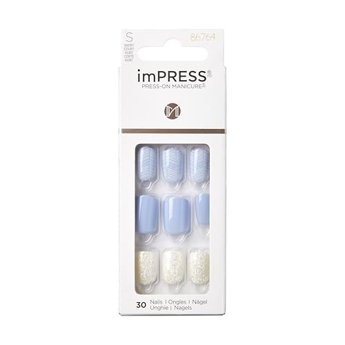 Kiss My Face imPRESS Nails Lavender Whisper Unghie autoadesive 30 pz Donna