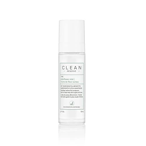 Clean Reserve Elderflower Moisturizing Mist Spray For Face 50ml donna