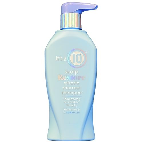 Its a 10 Scalp Restore Miracle Charcoal Hair Shampoo Remove Excess Oil And Product Residual Buildup 2957ml donna