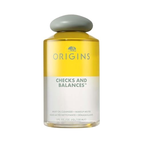 Origins Checks and Balances Milky Oil Cleanser con olio di riso e squalano Struccante bifasico donna 150ml