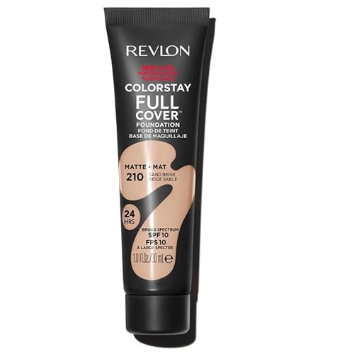 Revlon Mass Market COLORSTAY FULL COVER foundation n210 sand beige 30ml donna 30ml