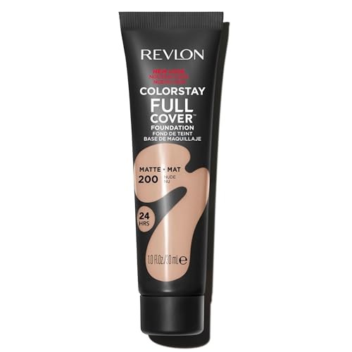 Revlon Mass Market COLORSTAY FULL COVER foundation n200 nude 30ml donna