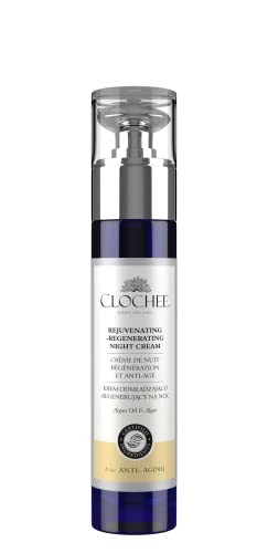 CLOCHEE AntiAging RejuvenatingRegenerating Night Cream crema notte ringiovanente e rigenerante Olio di Argan e Alghe 50ml