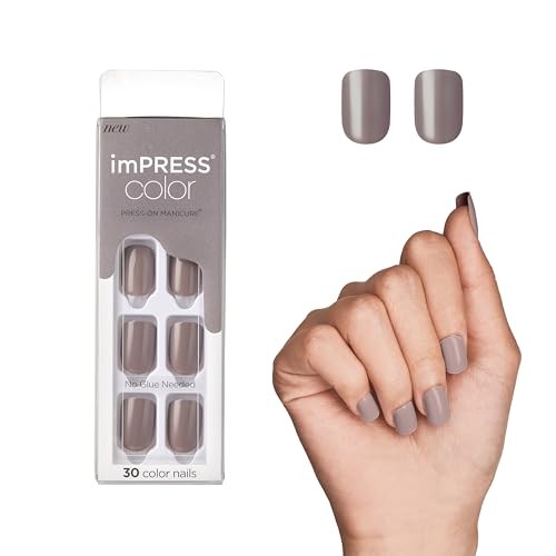 Kiss My Face imPRESS Color Taupe Prize Nails Unghie autoadesive 30 pz Donna