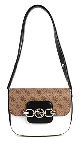 Guess Hensely Bag Convertible Xbody Flap Latte donna