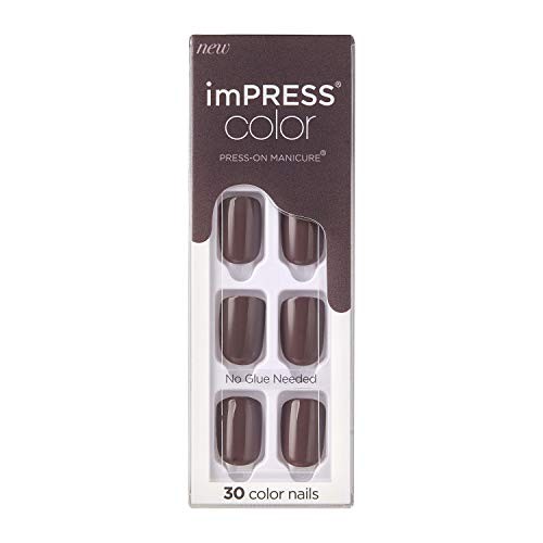 Kiss My Face imPRESS Color Try Grey Nails 30 pz Unghie autoadesive Donna