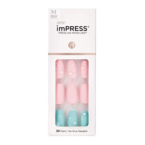 Kiss My Face imPRESS Nails Goccia di rugiada Chiodi autoadesivi 30 pz Donna