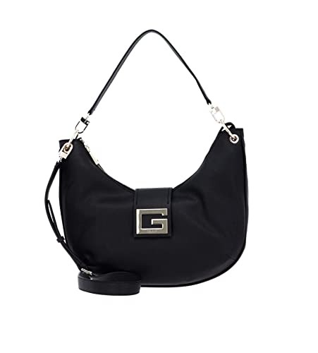 Guess Brightside Polyurethane Bag Large Hobo Black donna