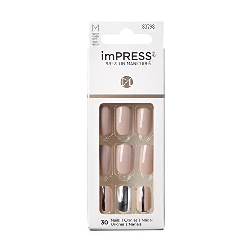 Kiss My Face imPRESS Cloudy Nails Samolepc nehty 30 ks donna
