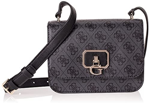 Guess Coal Synthetic Leather Crossbody Bag Black 79780 185 x 145 x 7 cm donna