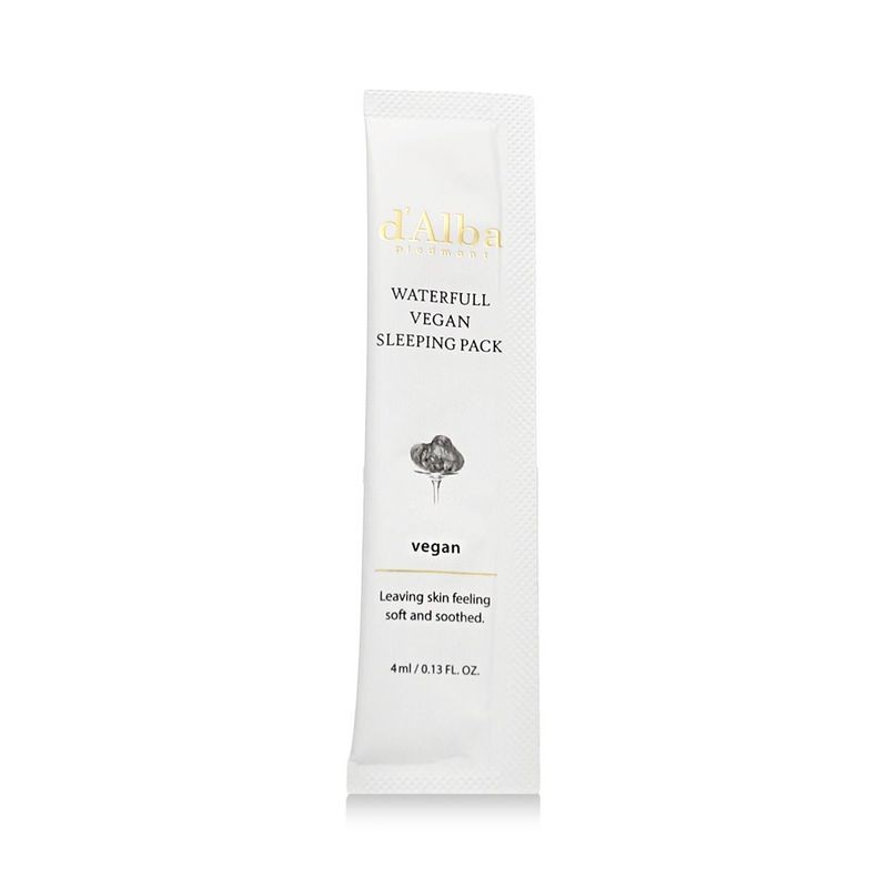 d'Alba Waterfull Vegan Sleeping Pack 12 x 4ml Maschera notturna donna