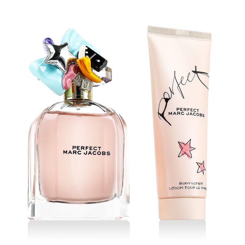 Marc Jacobs Perfect Giftset 175ml eau de parfum Spray 100ml-Body Lotion 75ml