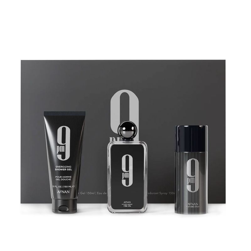Afnan 9PM Drkov sada eau de parfum 100 ml sprchov gel 200 ml a deospray 250 ml uomo 100ml