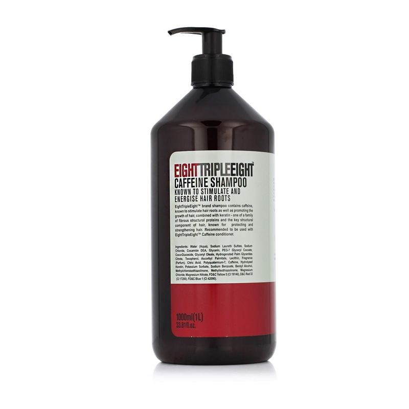 Eight Triple Eight Caffeine Shampoo 1000ml Kofeínový šampón pre rast vlasov donna
