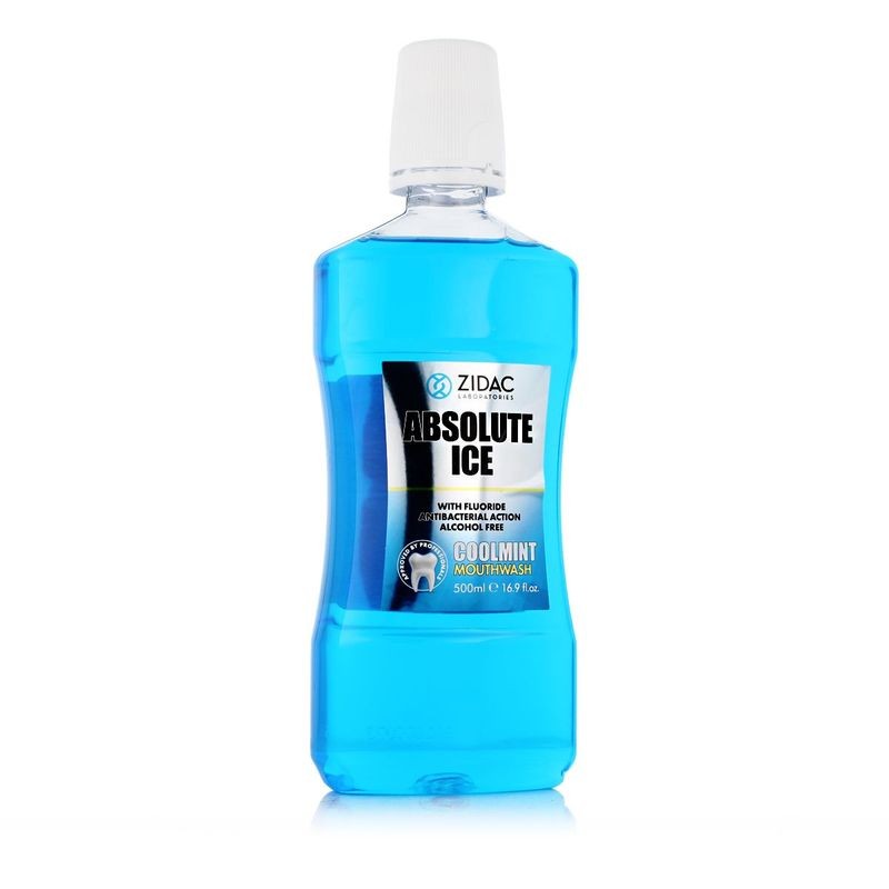 Zidac Laboratories Absolute Ice Coolmint Mouthwash 500ml Collutorio unisex
