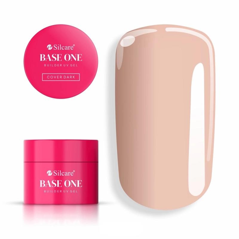 Silcare base one buldier gel gel per unghie cover dark 50 g