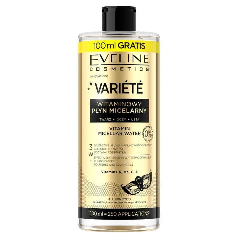 Eveline variete fluido micellare viso vitaminico 500ml