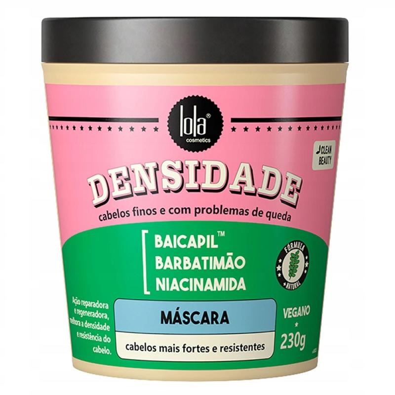 Lola cosmetics maschera densidade per capelli secchi e fragili 230 g