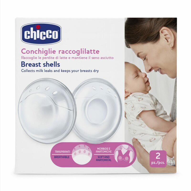 Chicco conchiglie per l'allattamento, 2 pezzi