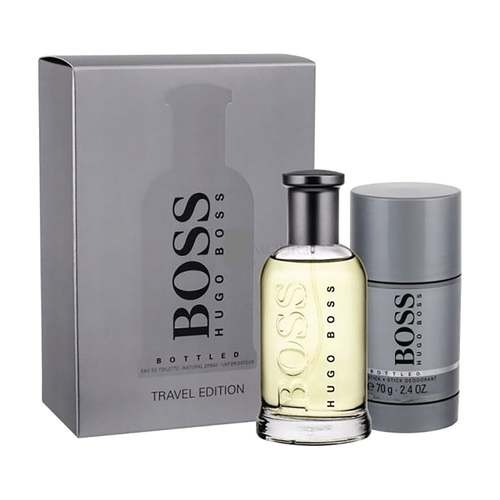 Set hugo boss spray edt in flacone da 100 ml + deo stick da 75 ml