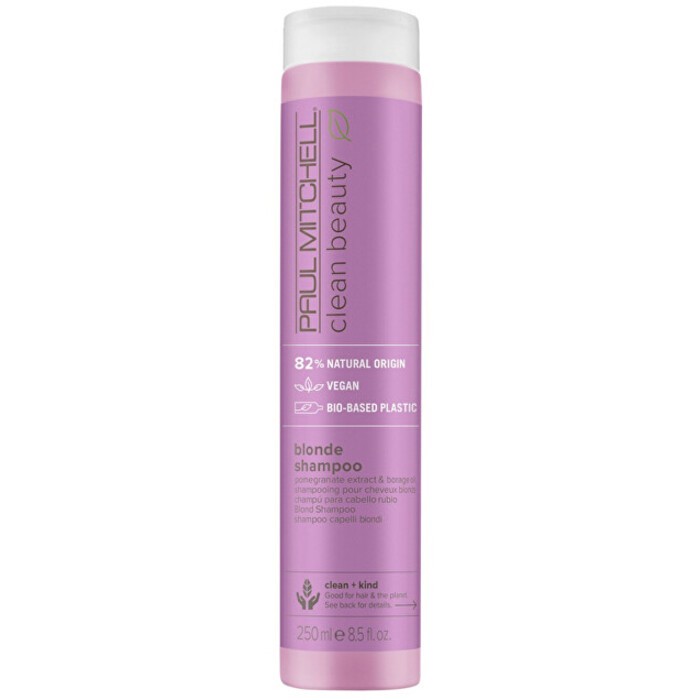 Paul Mitchell Shampoo neutralizzante dei toni gialli Clean Beauty Blonde Shampoo - Volume: 1000ml donna