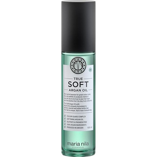 Maria Nila True Soft Argan Oil capelli secchi e danneggiati Olio di argan nutriente donna 100ml