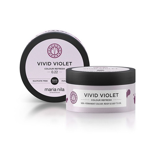 Maria Nila Vivid Violet Colour Refresh Mask Gentle nourishing mask without permanent color pigments donna 100ml