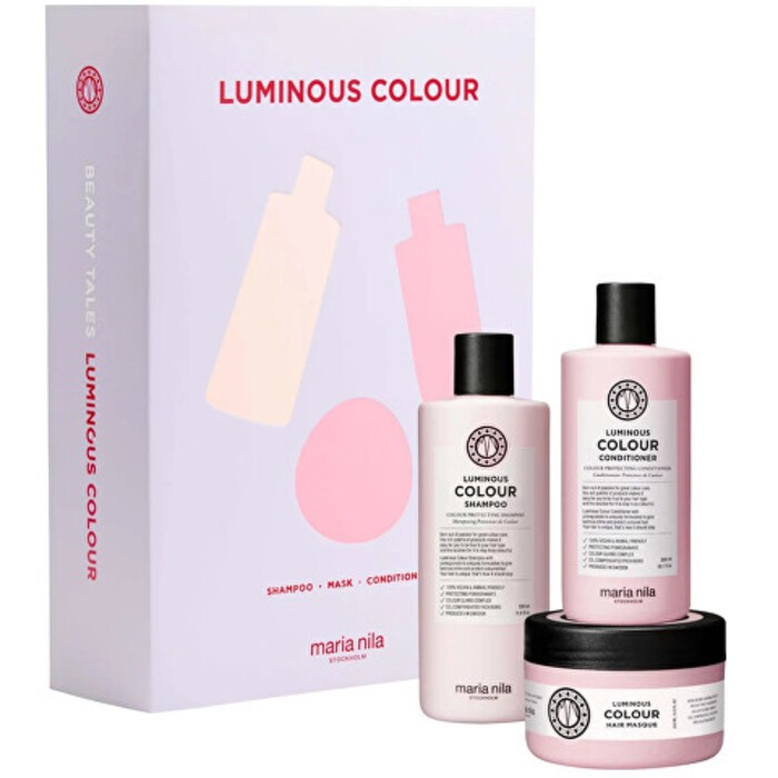Maria Nila Luminous Colour Set - Brightening care gift set for coloured hair donna