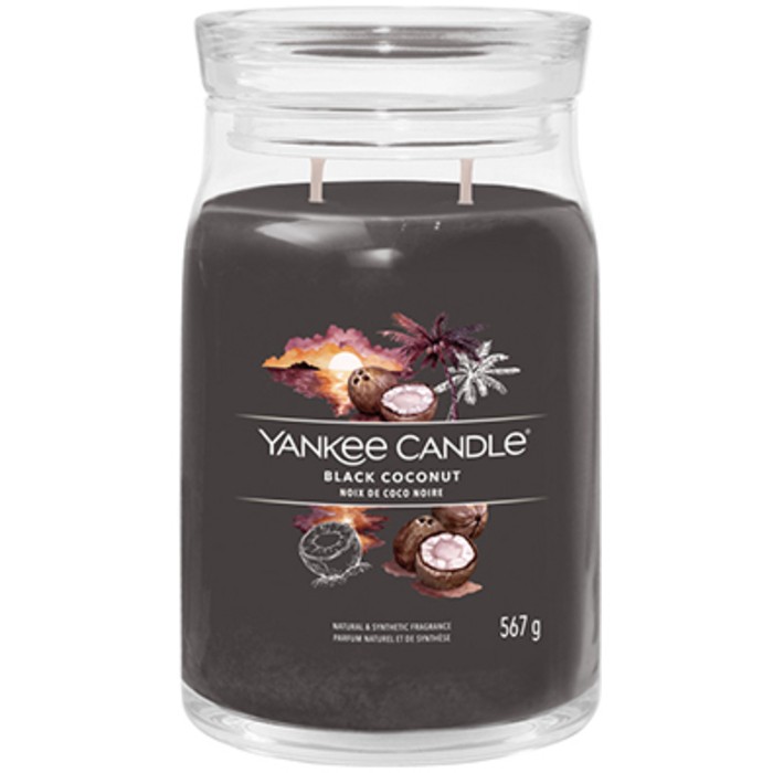 Yankee C and le Black Coconut Signature C and le ern kokos Vonn svka unisex 5670g