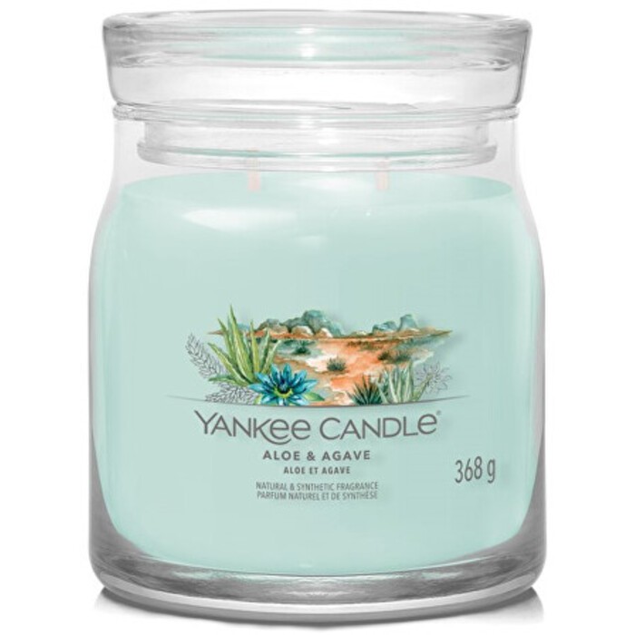 Yankee Candle Aloe Agave Signature Candle aloe e agave Candela profumata unisex 5670g