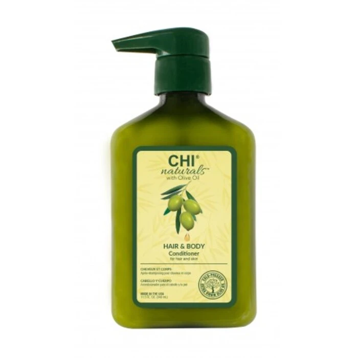 CHI Naturals with Olive Oil Hair & Body Conditioner balsamo per i capelli e il corpo 340ml donna
