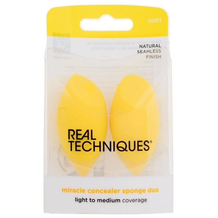 Real Techniques Miracle Concealer Sponge Duo Applicatore donna 20ks