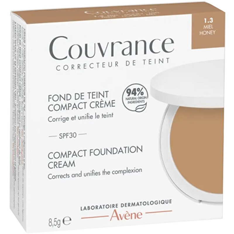 Avène Couvrance Compact Foundation Cream SPF 30 - Compact cream makeup 8.5 g 1.1 Natural donna 0.0g