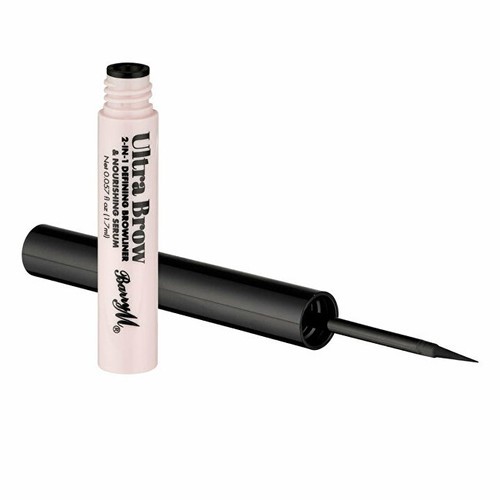 Barry M Ultra Brow 2in1 Defining Browliner and Nourishing Serum Linky na obo and vyivujc srum 17 ml donna Black