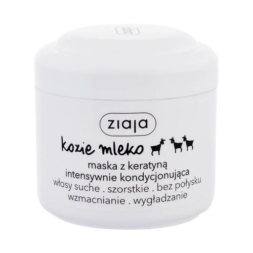 Ziaja Maschera per capelli secchi e opachi con Cheratina Latte di Capra 200ml 200ml Donna