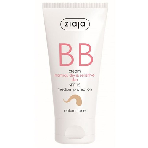 Ziaja BB Cream pelle normale secca SPF15 Crema per pelli sensibili 50ml Ombra naturale Donna