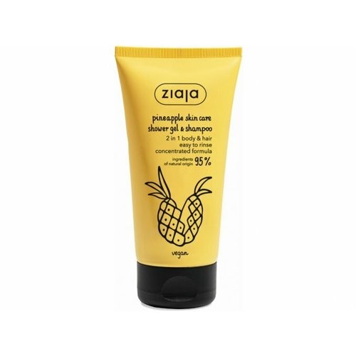 Ziaja Shampoo e gel doccia per la cura della pelle allananas Gel doccia e shampoo energizzanti 160ml Donna