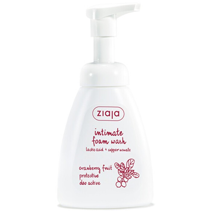 Ziaja Cranberry Foam Wash Schiuma per ligiene intima donna 250ml