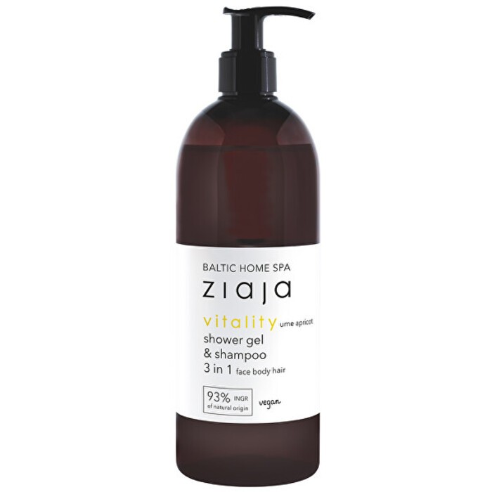 Ziaja Baltic Home Spa Shower Gel Shampoo Gel doccia e shampoo 3 in 1 donna 500ml