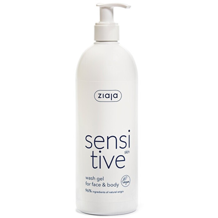 Ziaja SENSITVE gel limpiador rostro y cuerpo para pieles sensibles 400 ml Donna