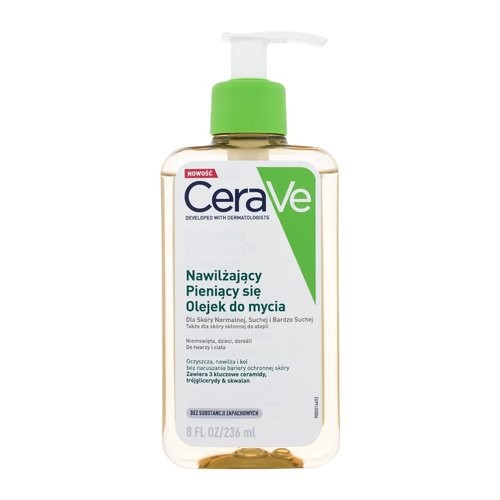 CeraVe Detergenti per il viso Detergente idratante schiumogeno con olio donna 236ml