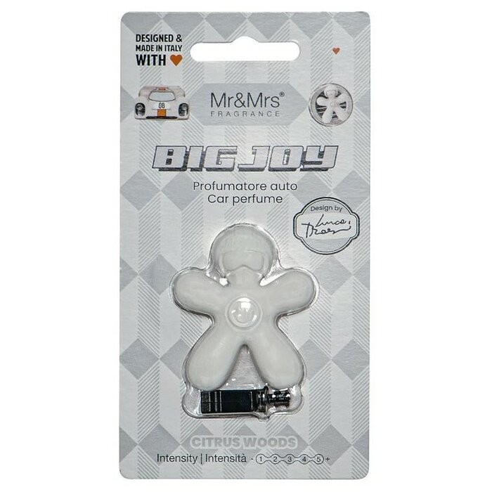 Mr & Mrs Fragrance Big Joy Citrus Wood Car Fragrance - Car Fragrance donna 1ml