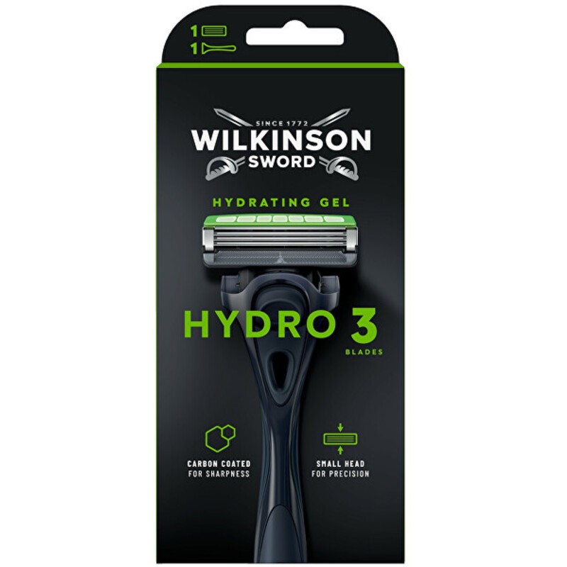 Wilkinson Sword Hydro 3 Black Edition - Shaver + 1 head uomo