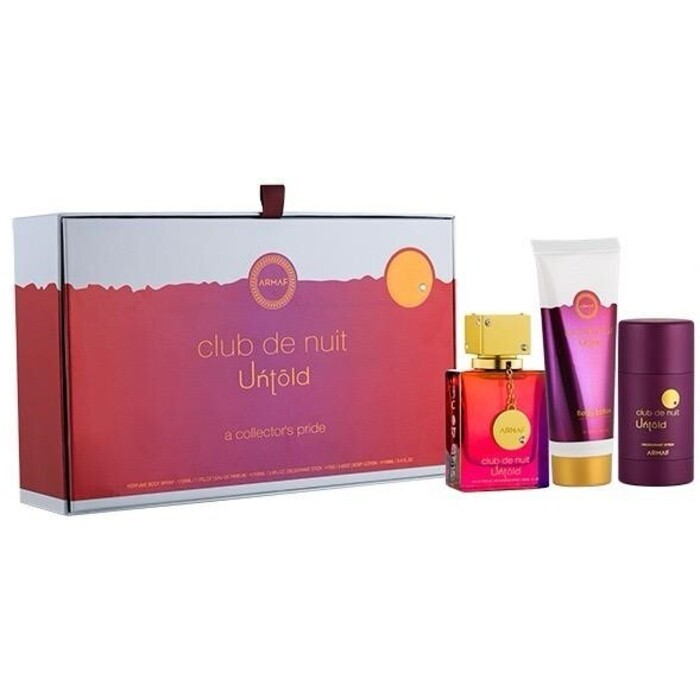 Armaf Club De Nuit Untold Set regalo eau de parfum 105 ml lozione corpo 100 ml e deodorante 75 g unisex 105ml